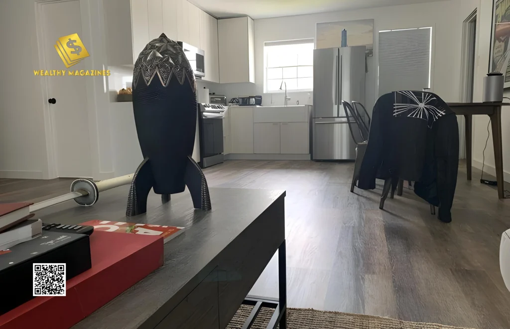 Picture of the kitchen inside Elon Musk home